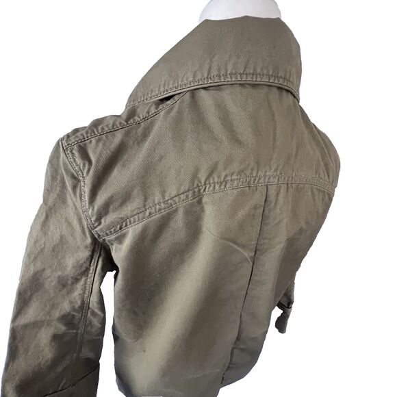 Spiewak & Sons army green jacket, lined,  large buttons size small - Picture 6 of 10